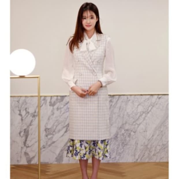 치유의옷장(CHEE U) 트위드베스트자켓 & 원피스 55-66