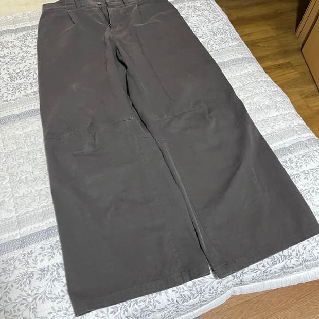 [4] 폴리테루 원턱 고시마 팬츠 / Deep Charcoal