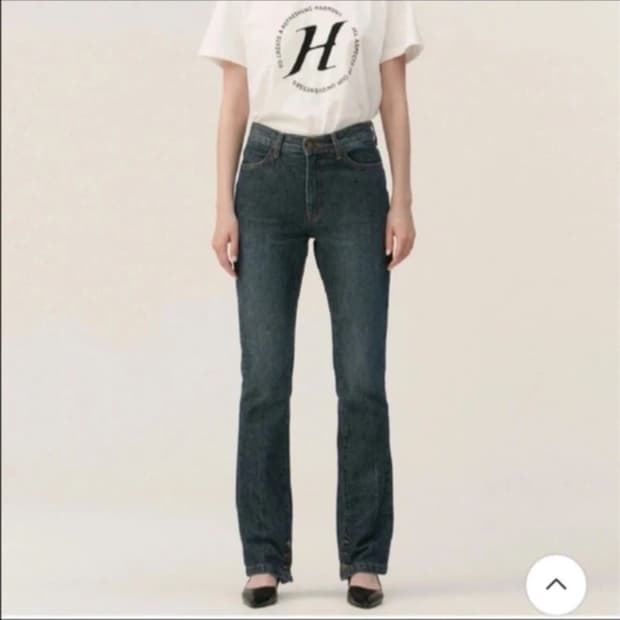 더오픈프로덕트 WASHED NAVY SKINY JEANS, NAVY