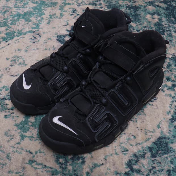 Supreme 슈프림 나이키 업템포 블랙 260