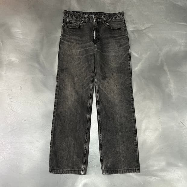  리바이스 505 흑청 데님팬츠 y16378