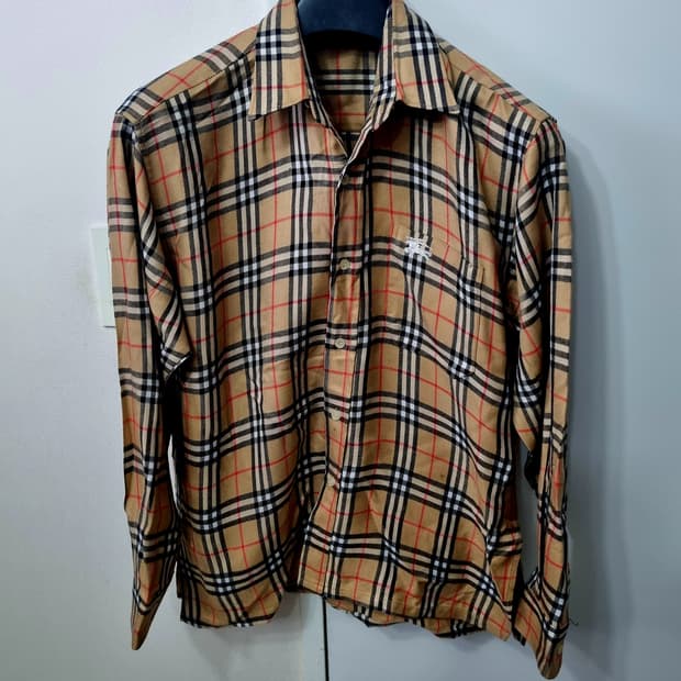 버버리 노바체크 남방