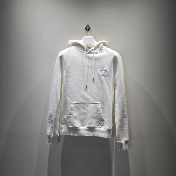 [중고/정품] 디올 CD 아이콘 코튼 후드티 XS