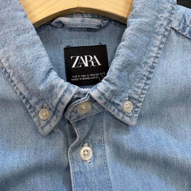 ZARA 데님 셔츠 S