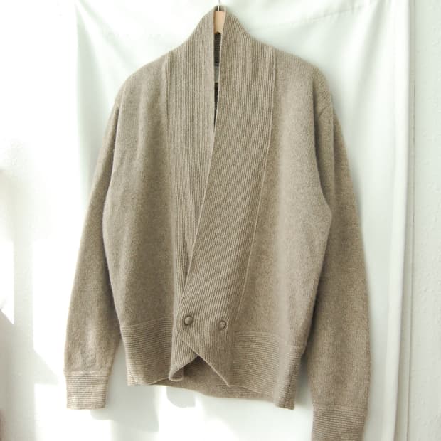 80s Issey miyake men cashmere cardigan
