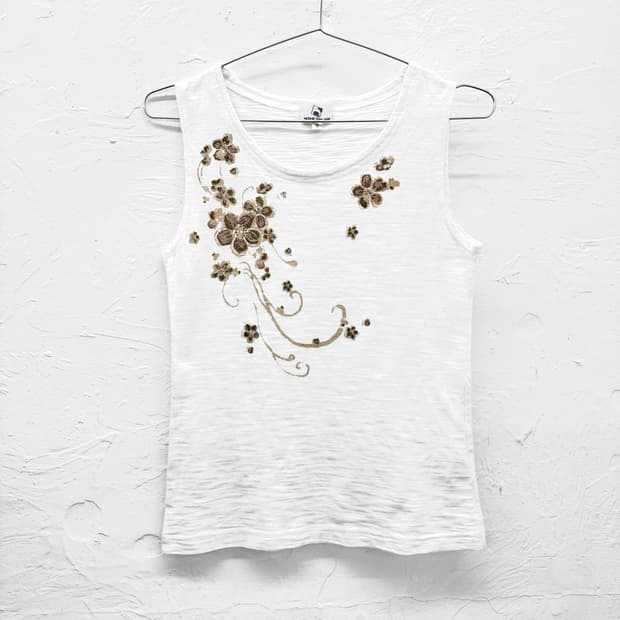 natural store caloi 플라워 슬리브리스
