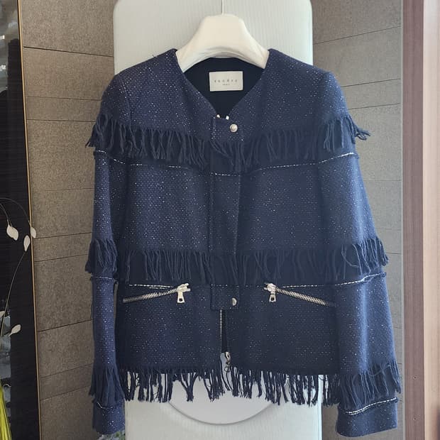 산드로 프린지 자켓 