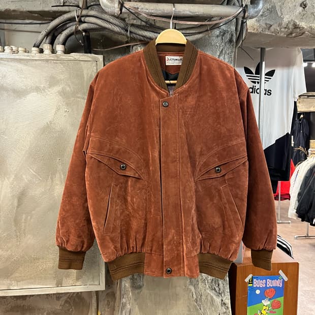 빈티지 스웨이드 자켓 오렌지브라운  #csz2096