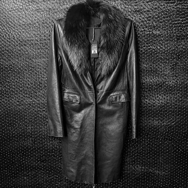 Comme ca du mode 퍼넥 레더코트