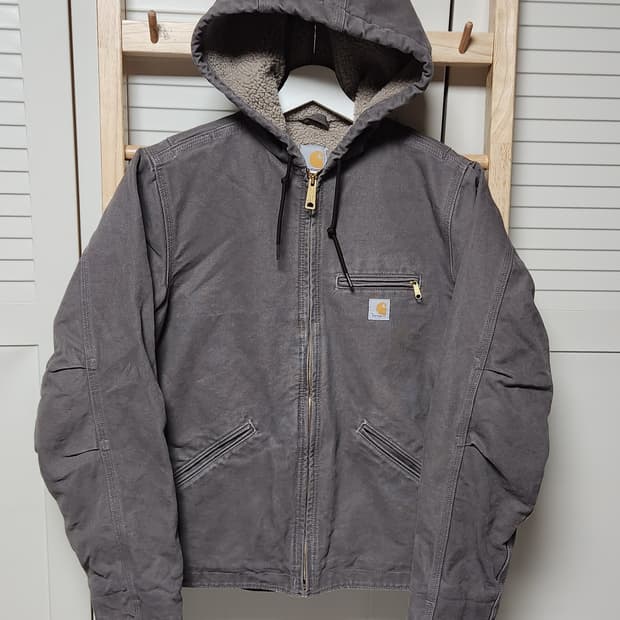 칼하트 WJ141 샌드스톤 디트로이트 엑티브 후드 자켓