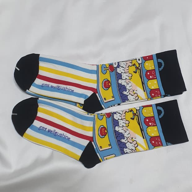 게임기 토끼 팬다 양말 