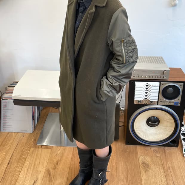 [38] 산드로 Ma-1 울 코트