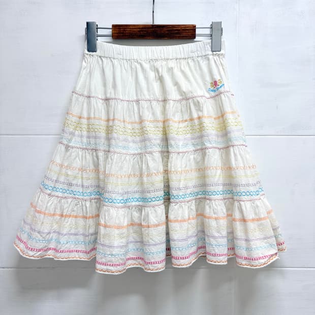 DAISY LOVERS 자수 캉캉 스커트 140 JPN