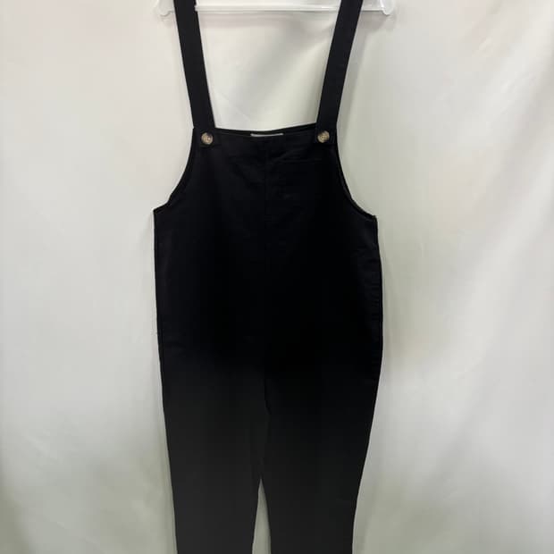 난닝구 블랙 멜빵바지(오버롤)