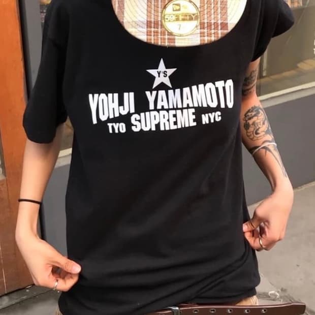 슈프림 x Y’s 바이 요지 야마모토 스타 티셔츠 25Fw
