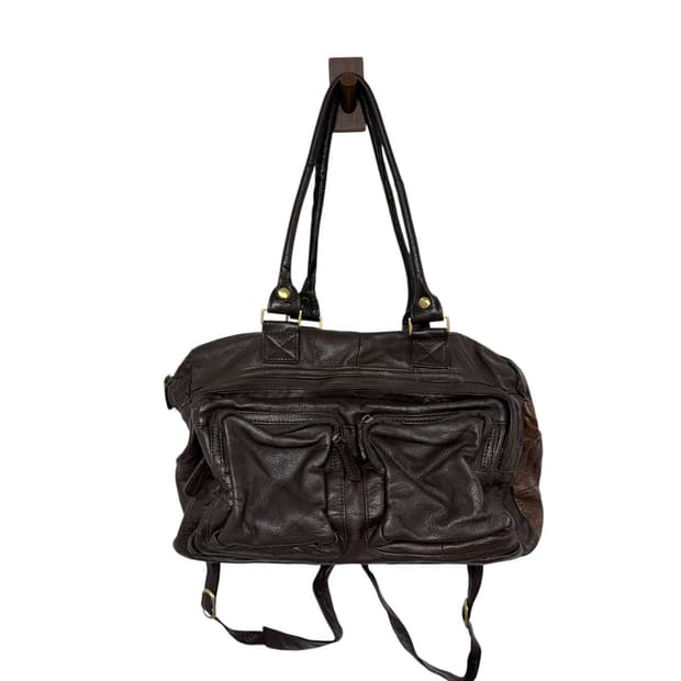 빈티지 투웨이 레더 포켓백