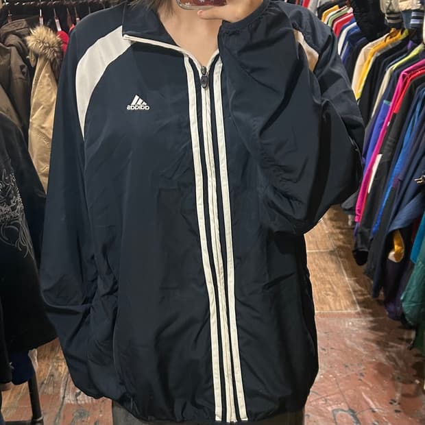 [HI] 아디다스 바람막이 그레이