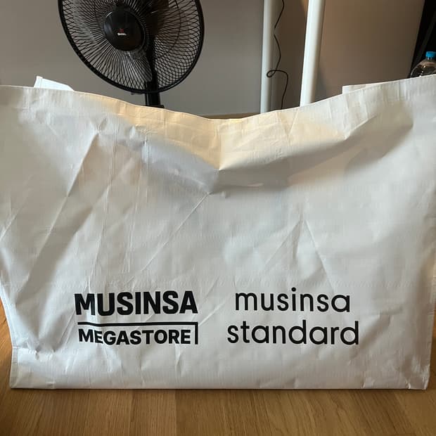 무신사 메가백 남자 XL