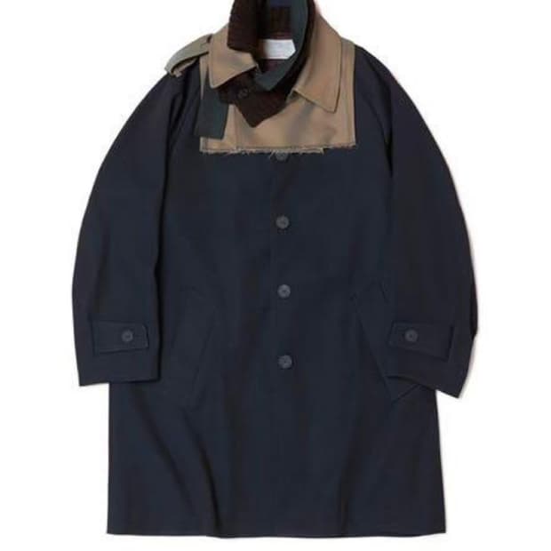 kolor 21fw 도킹 코트