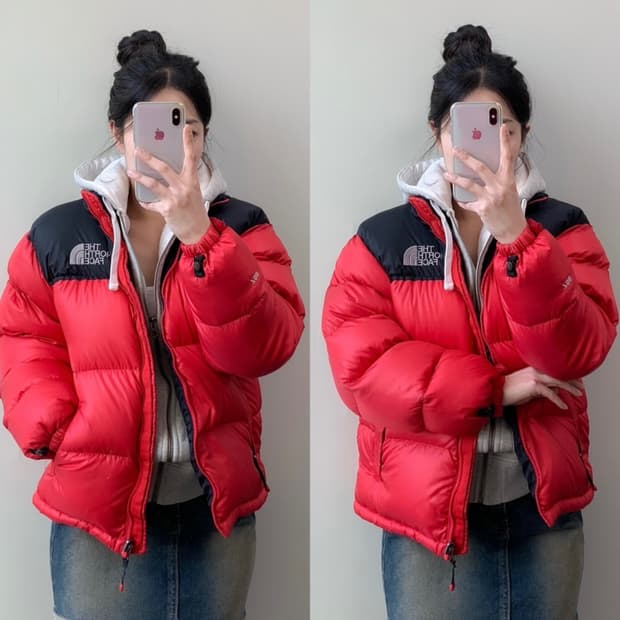 노스페이스 눕시 패딩