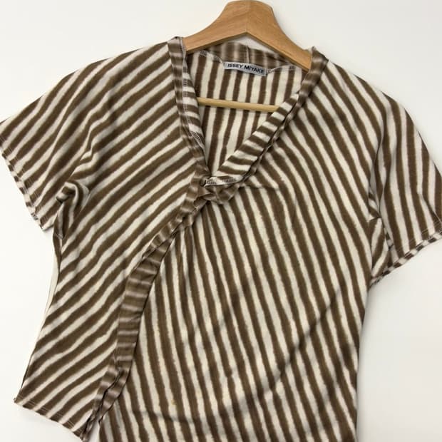 Issey Miyake 이세이미야케 스트라이프 티셔츠