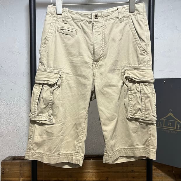 Gap kids ivory cargo pants
