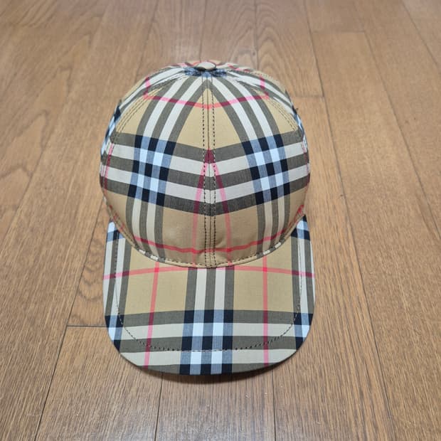 (정품) 버버리 체크 코튼 볼캡 L사이즈 (명품 남자 여자 모자)