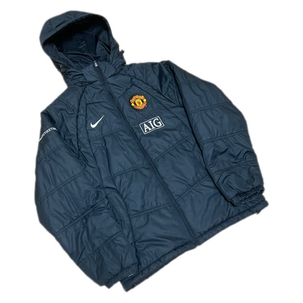 나이키 맨체스터 유나이티드 블랙 점퍼 자켓