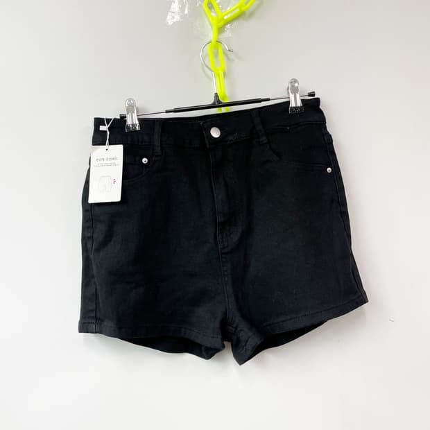 택새상품 골반패드탈착 스판반바지 XL