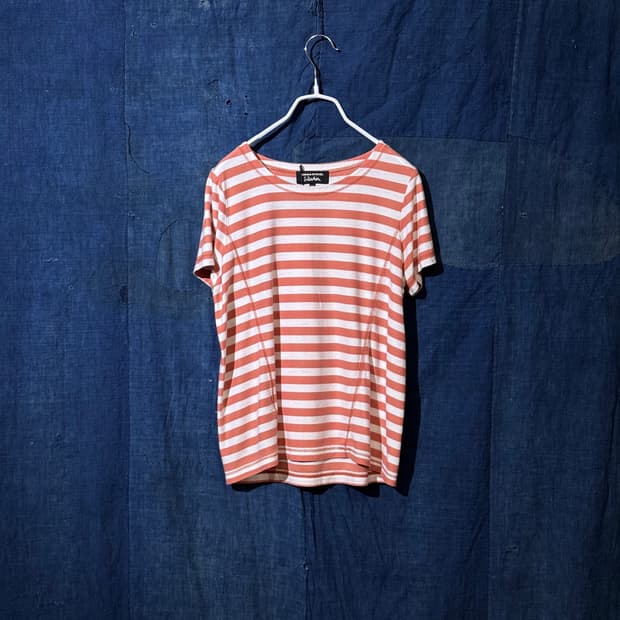 44-55 ) SONIA RYKIEL Panel Stripe Tee