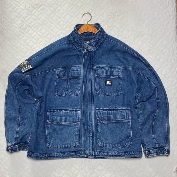 스타터 멀티포켓 청자켓