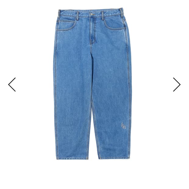 교환)페치선데이 워시드와이드데님팬츠 블루 WASHED WIDE DENIM