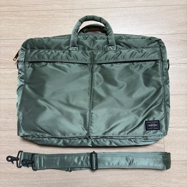 요시다포터 porter 2way 브리프케이스 노트북가방 신형 세이지그린 