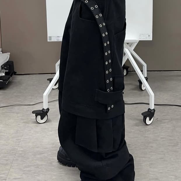 카미엔 타이탄 배기 팬츠 블랙 2사이즈