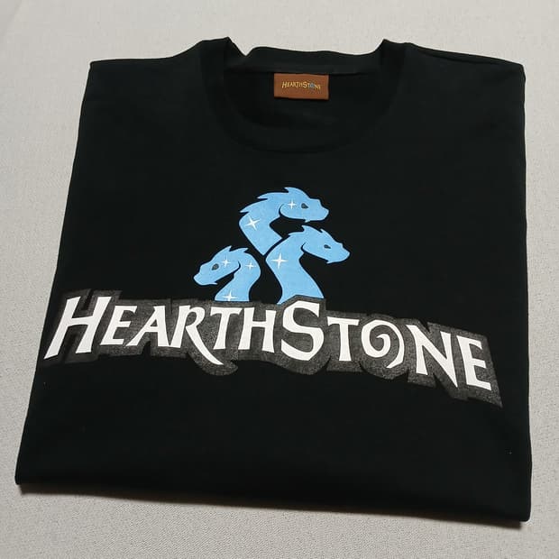 HEARTHSTONE 하스스톤 반팔티 원단 좋음