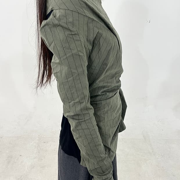 Annaritan draped shirts