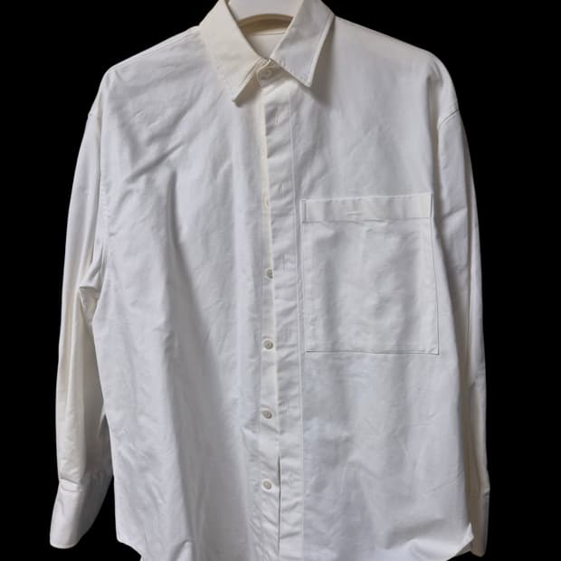 퍼렌 - 화이트 코튼 셔츠 1사이즈