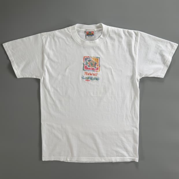 90s hawaii 하와이 자수 빈티지 티셔츠
