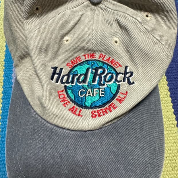 vintage hardrock cafe cap