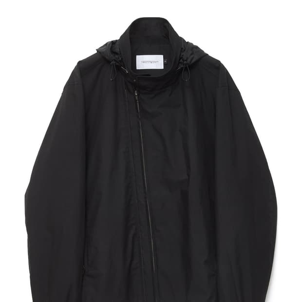 해칭룸 Diagonal zip jacket v2 블랙