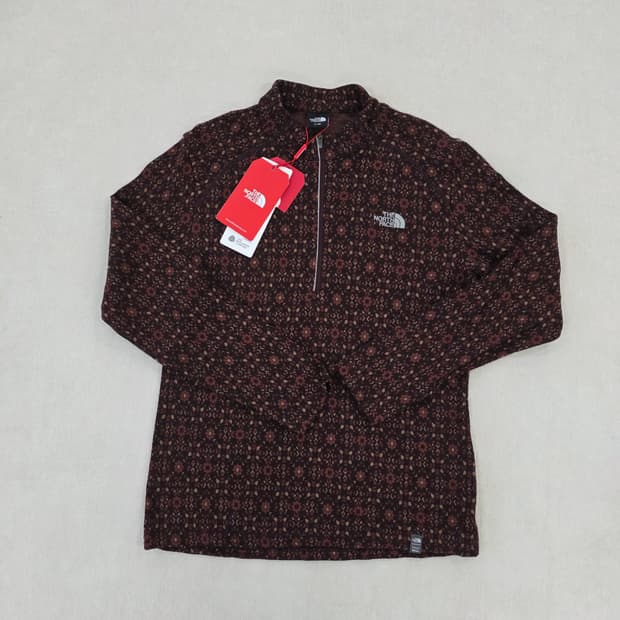 [L] 새상품 노스페이스 반집업 긴팔티 0202J