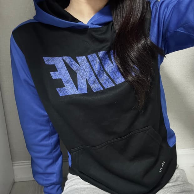 나이키 후드티/브랜드/옷/블루/파랑/빈티지/교복아우터