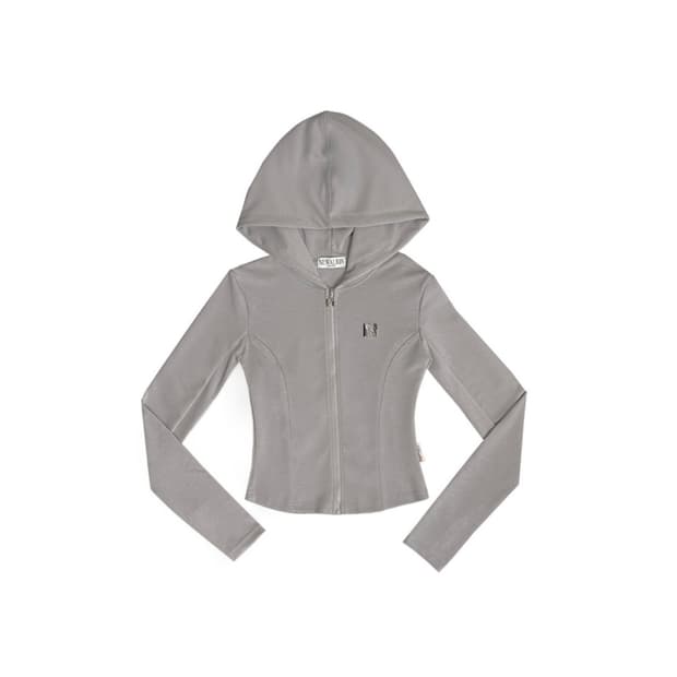 뉴얼린 줄리 라인 엠블럼 후디 집업