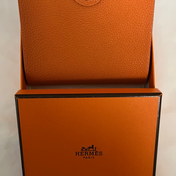 에르메스 다이어리 커버 율리스 아젠다 PM 오렌지색 수첩