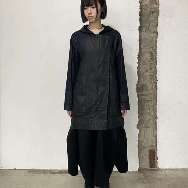 헬무트랭 코팅 후드 자켓