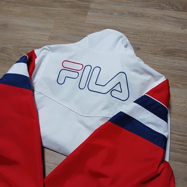 fila 휠라 김유정 필라 여성 바람막이 자켓 우븐