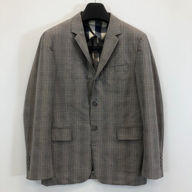 타임옴므 코튼 체크자켓 95 사이즈