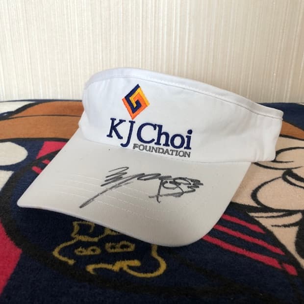최경주재단 골프모자/선캡/최경주프로 싸인