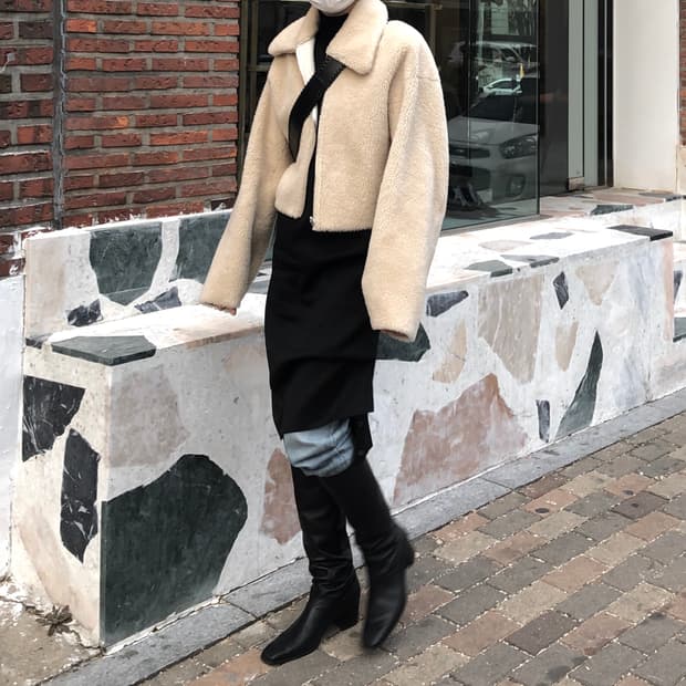 아모멘토 시어링자켓