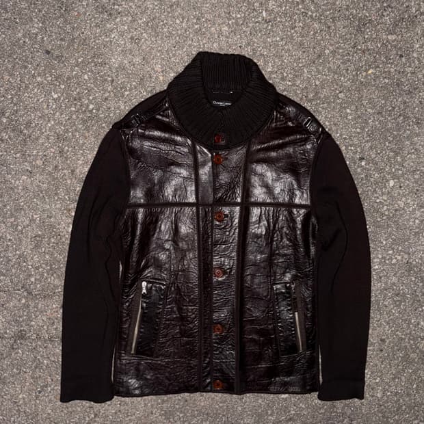 Christian Lacroix Hybrid Leather jacket